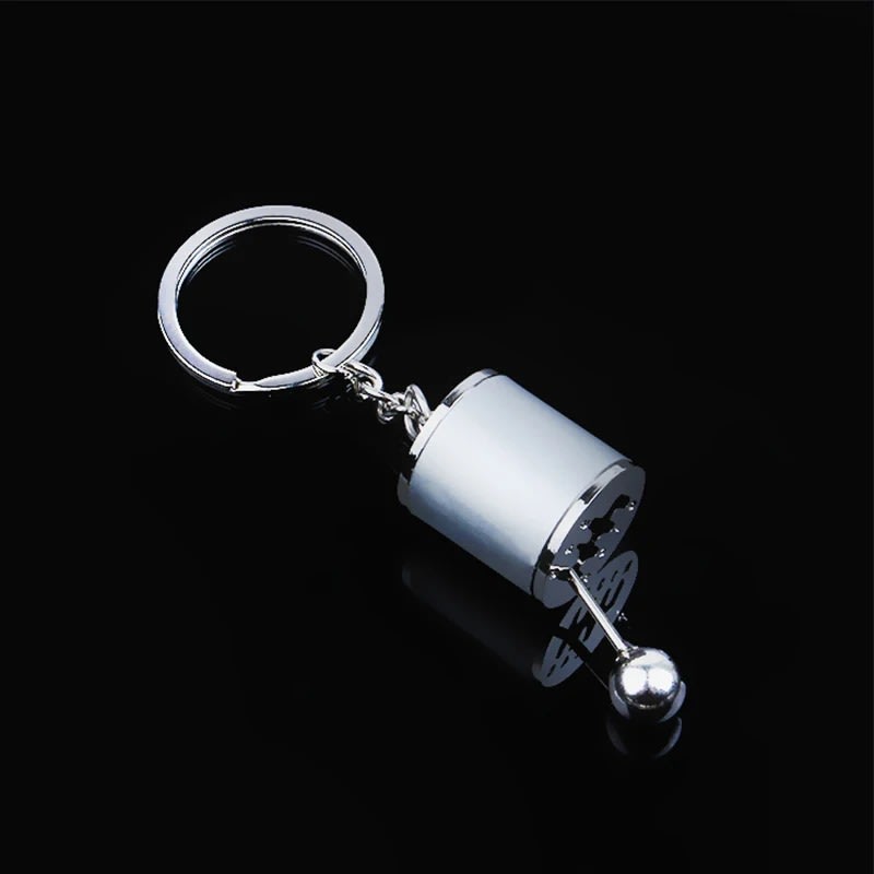 3D Gear Knob Keychain | Mini Manual Gear Shift Key Ring | Car Lover Metal Keychain Gift 9