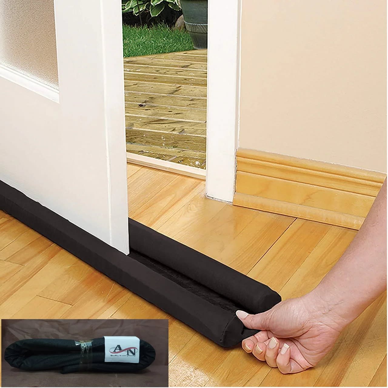 Door Stopper Set (2 Pieces) | Anti-Slip Rubber Door Wedges | Heavy-Duty Door Holder for Home & Office alternate view
