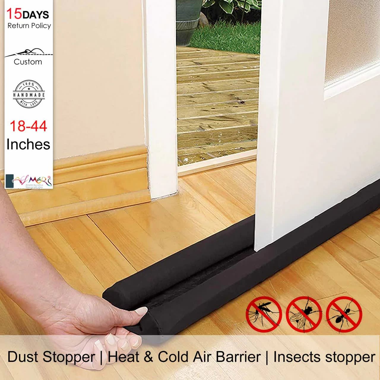 Door Stopper Set (2 Pieces) | Anti-Slip Rubber Door Wedges | Heavy-Duty Door Holder for Home & Office 4