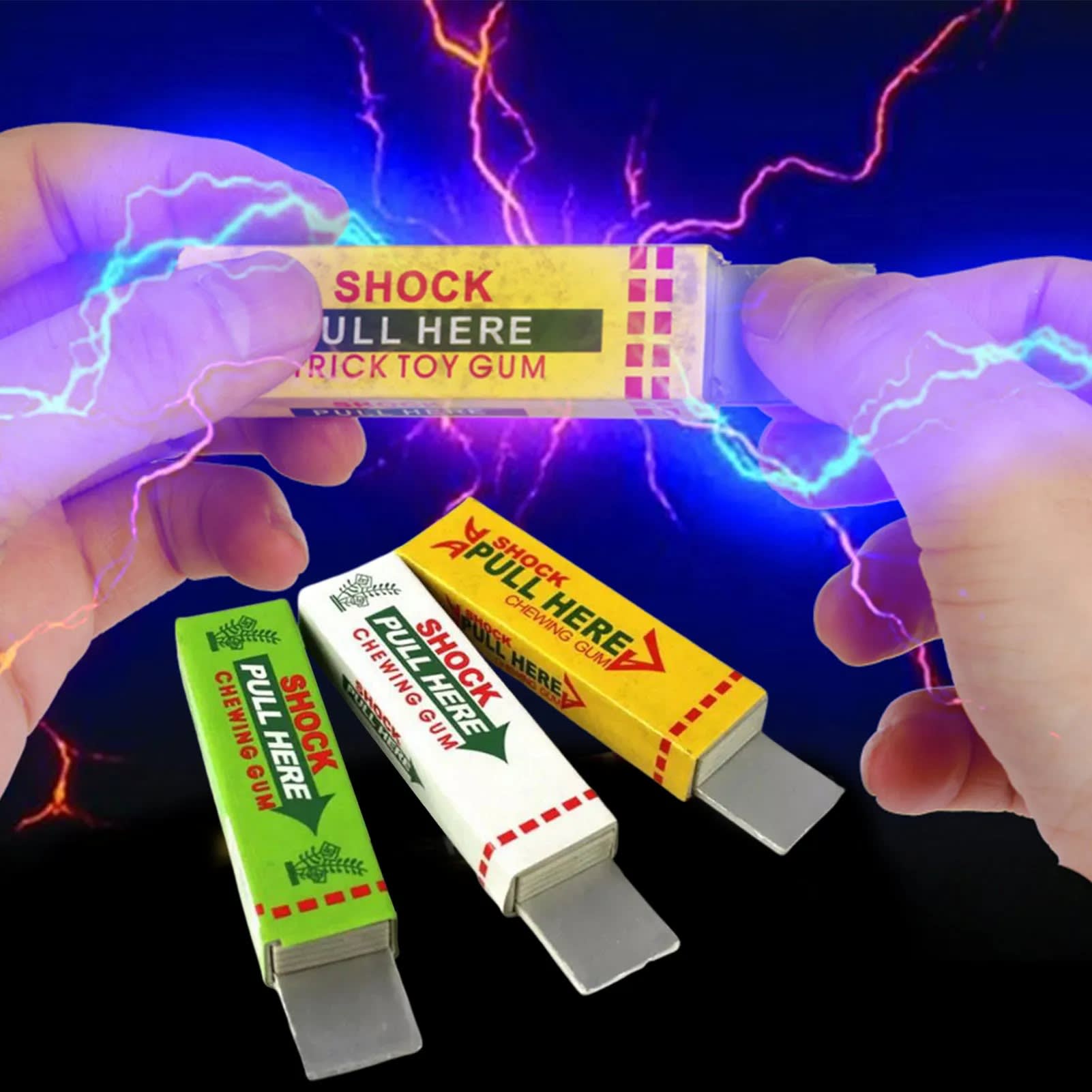 Shocking Zap Chewing Gum – Electrifying Gag Toy
