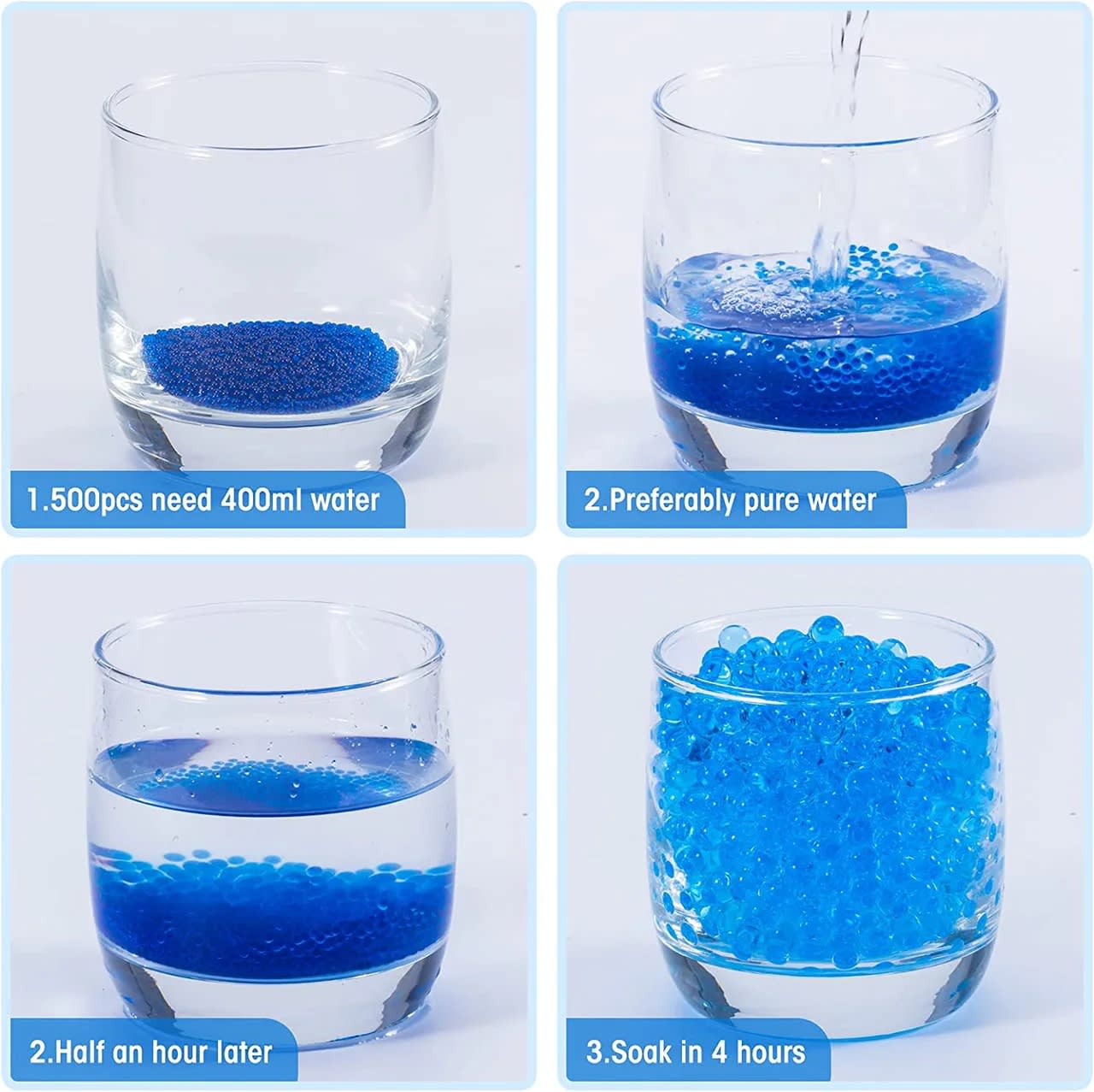 Premium Gel Blaster Refill Beads – Pack of 10 (5000 Total Gel Balls) 2