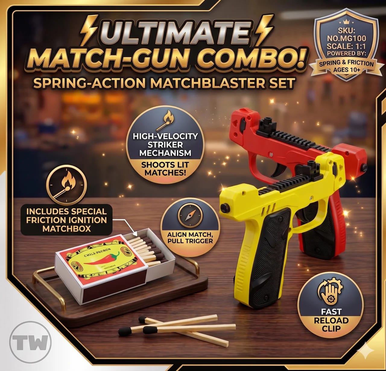 Kids Adventure Role Play Toy – Creative Matchstick Style Playset for Boys & Girls 3