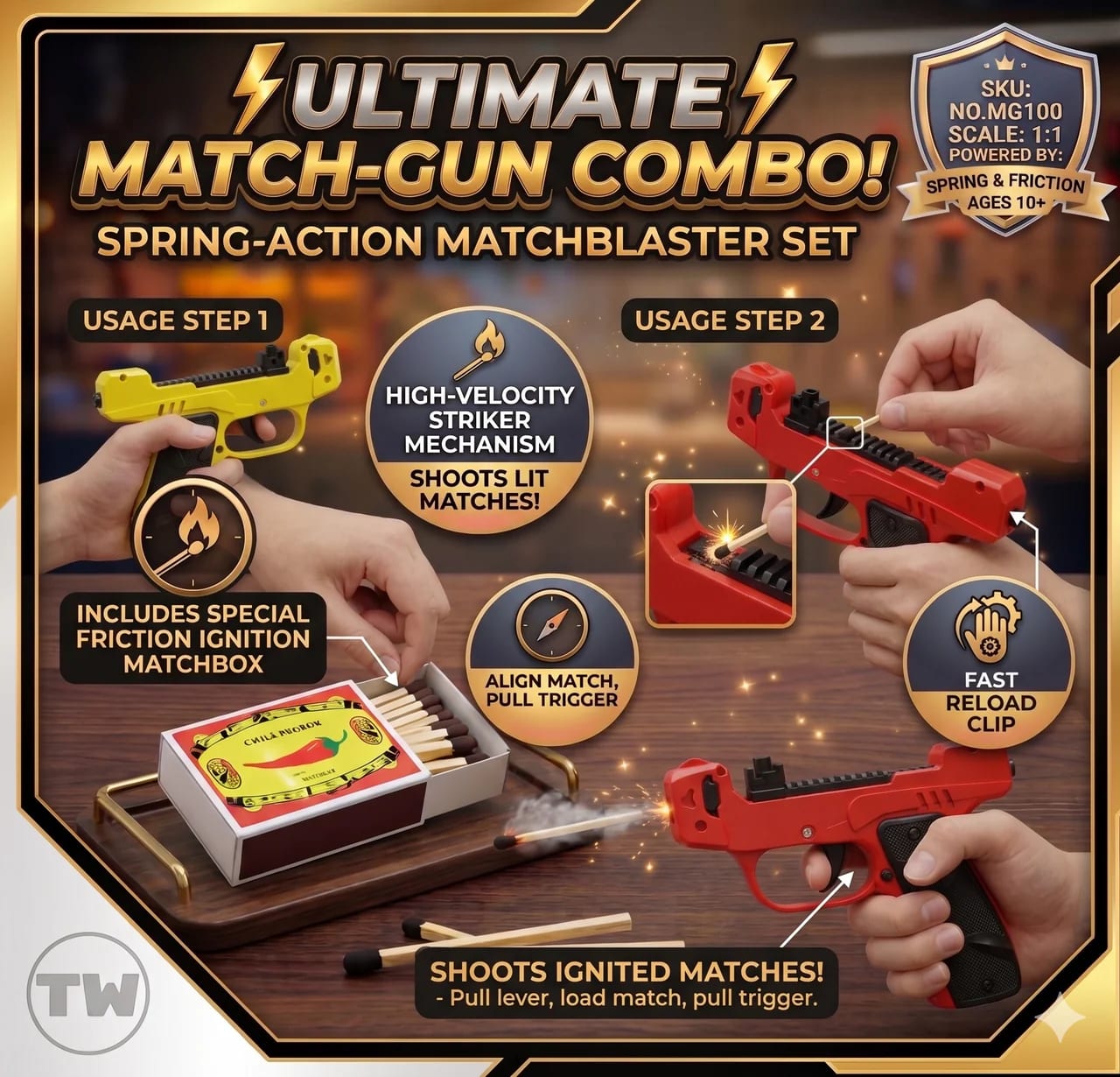 Kids Adventure Role Play Toy – Creative Matchstick Style Playset for Boys & Girls 4