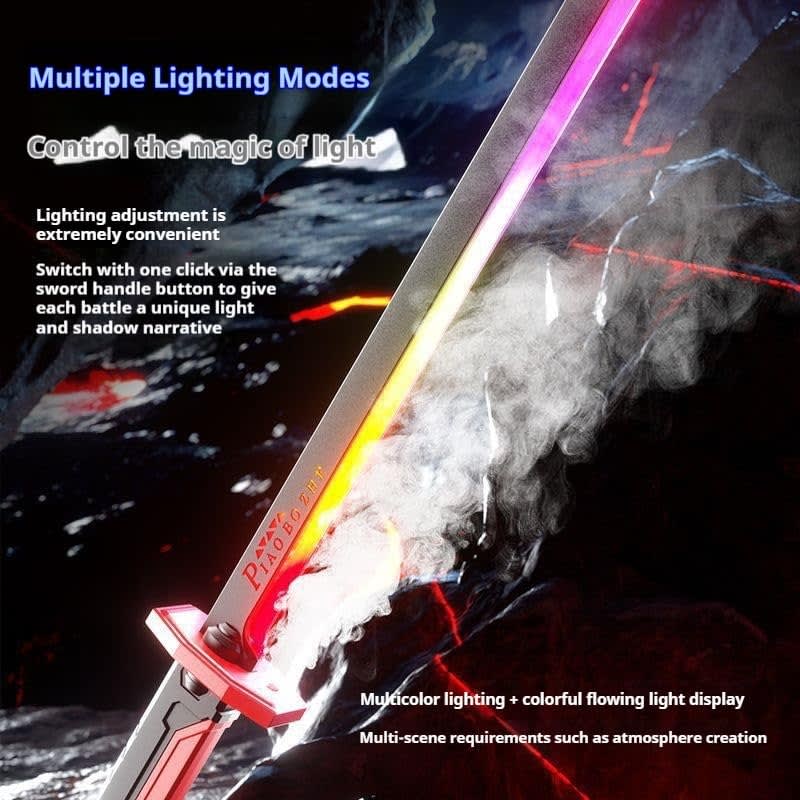 Electric Spark Blade Toy Sword with Smoke, LED Lights & Sound Effects for Kids 5