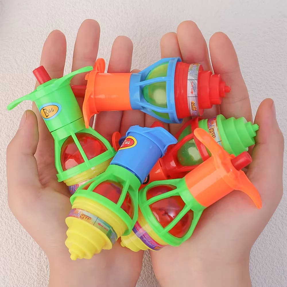 2-Pack LED Flashing Spinning Tops with Light & Sound – Interactive Kids Toy Set 3