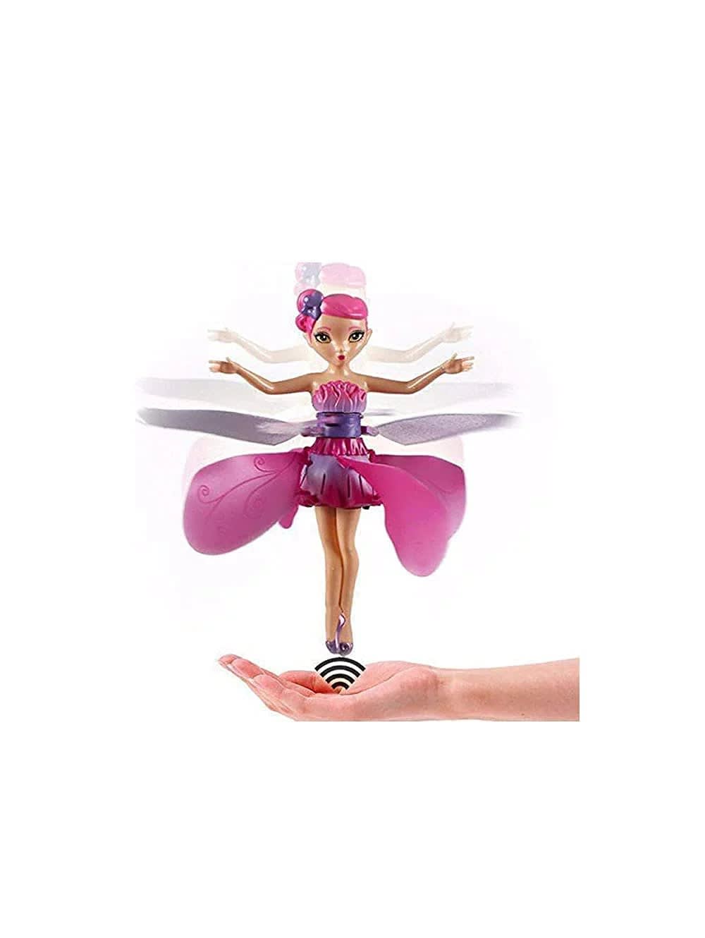 Magic Flying Fairy Princess Doll with LED Lights – Hand Sensor Hover Toy for Kids 6