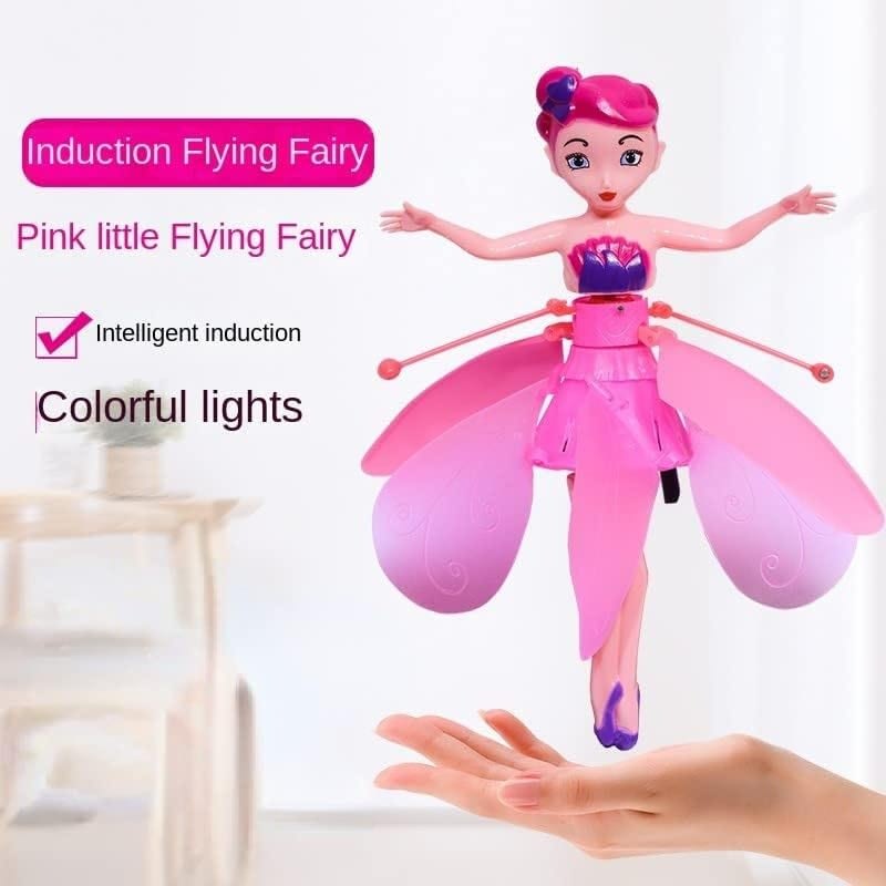 Magic Flying Fairy Princess Doll with LED Lights – Hand Sensor Hover Toy for Kids 7