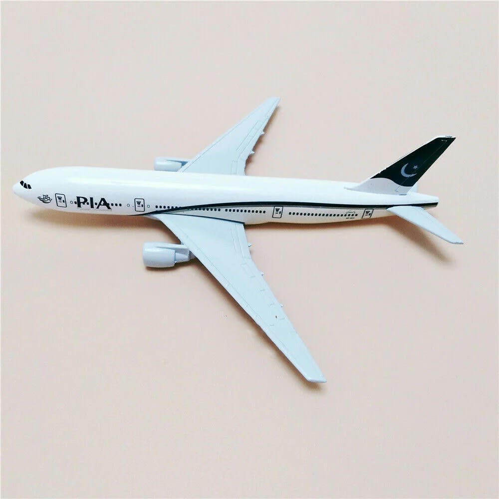 PIA Metal Airplane Toy – Die-Cast Pakistan International Airlines Model Aircraft for Kids & Collectors 2