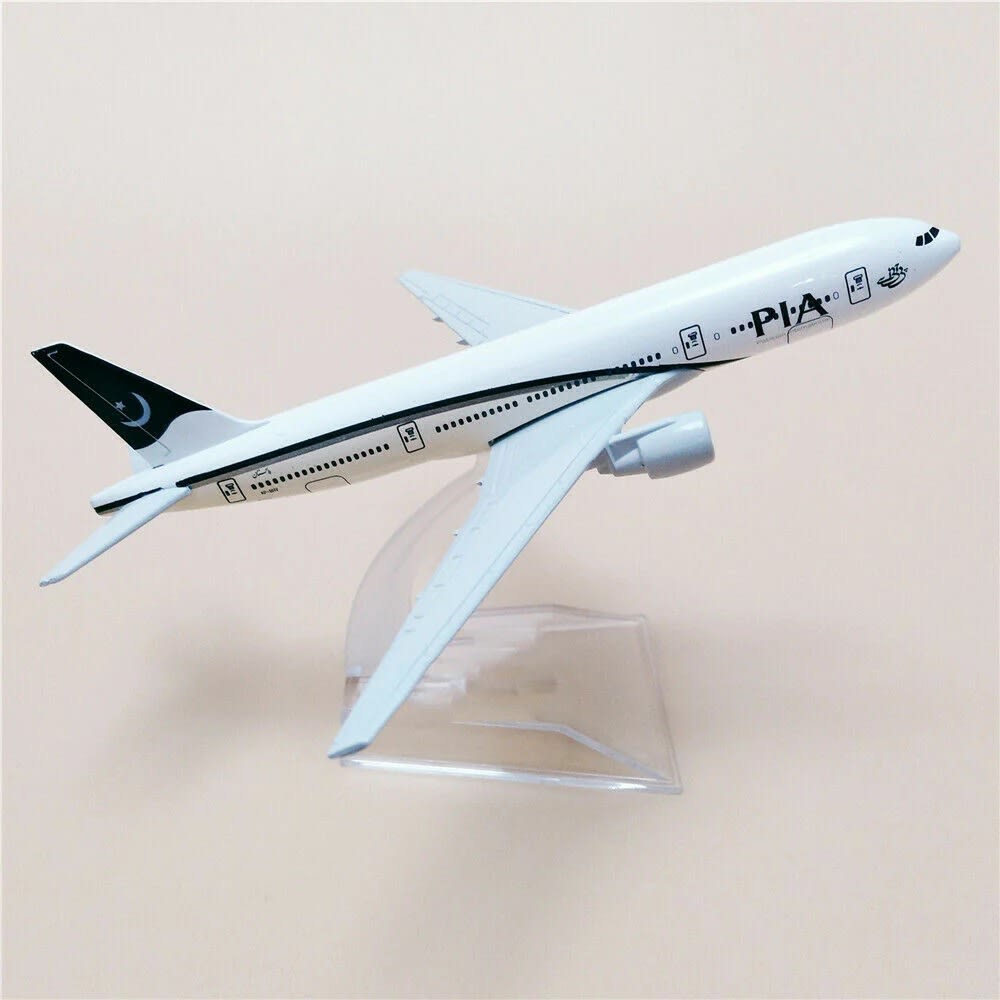 PIA Metal Airplane Toy – Die-Cast Pakistan International Airlines Model Aircraft for Kids & Collectors 7