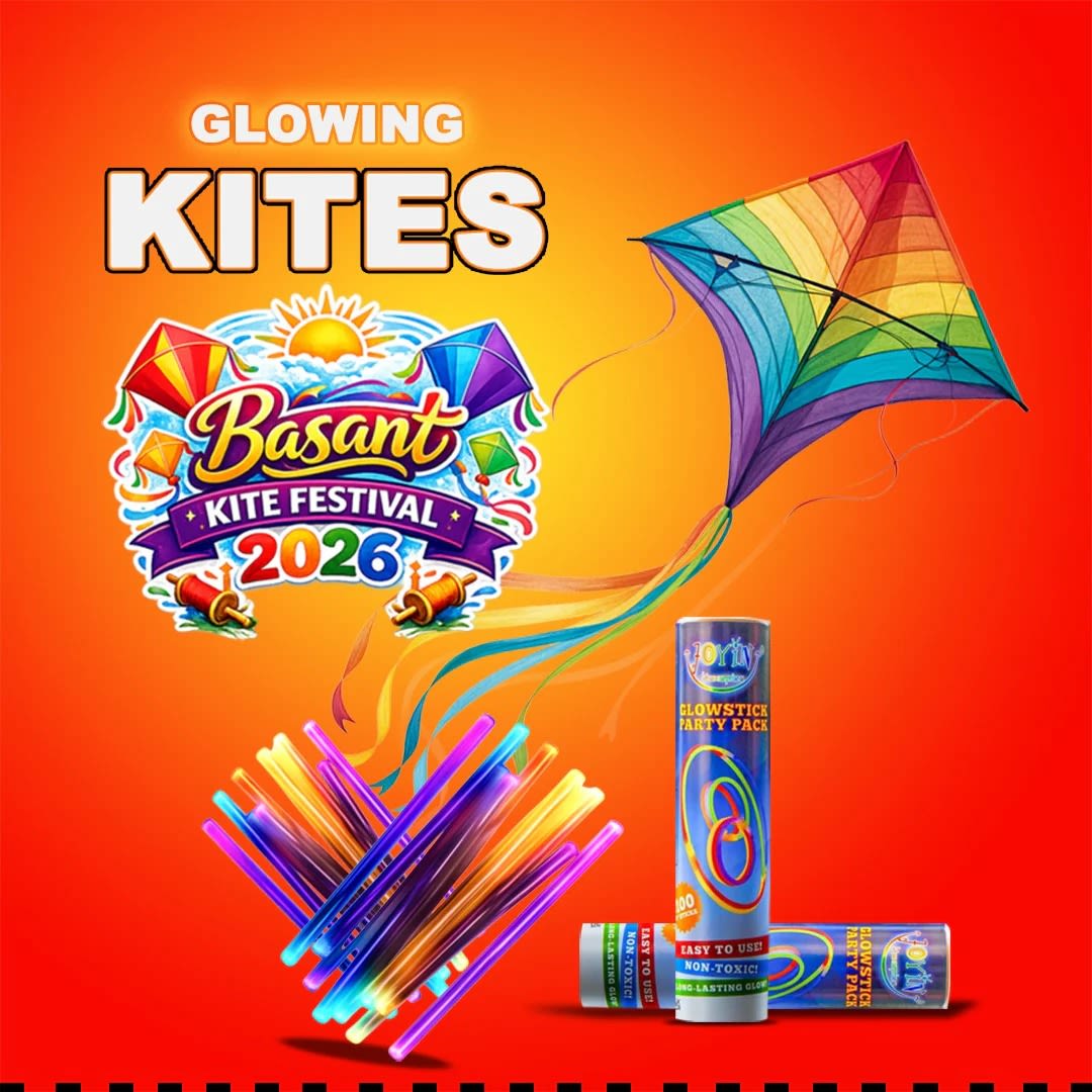 Glowing Kites for Basant Kite Festival 2026 | Light Up the Sky! Description: