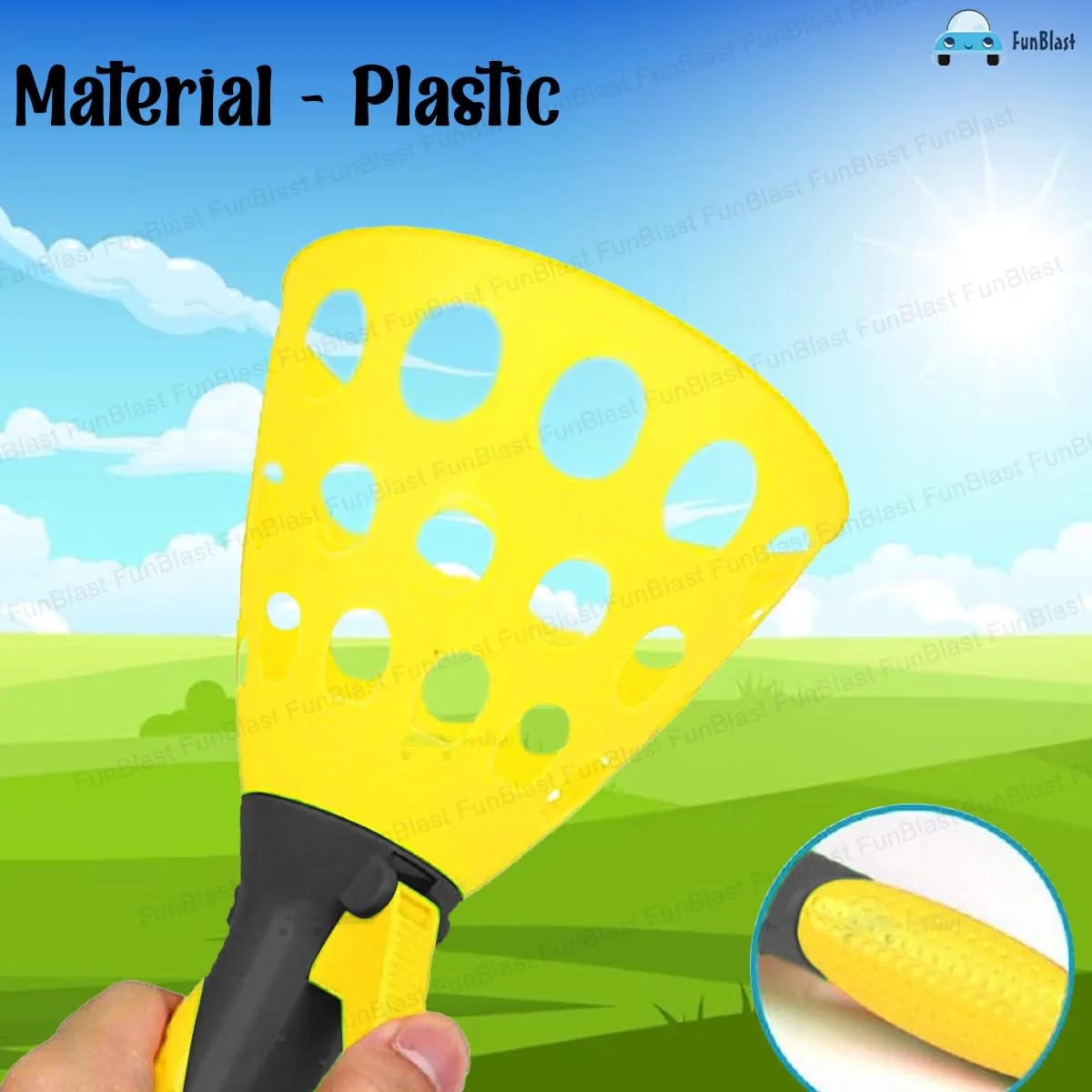 Active Fun Catch Game Launcher Set | Pop-Up Ball Catch Toy for Kids 2