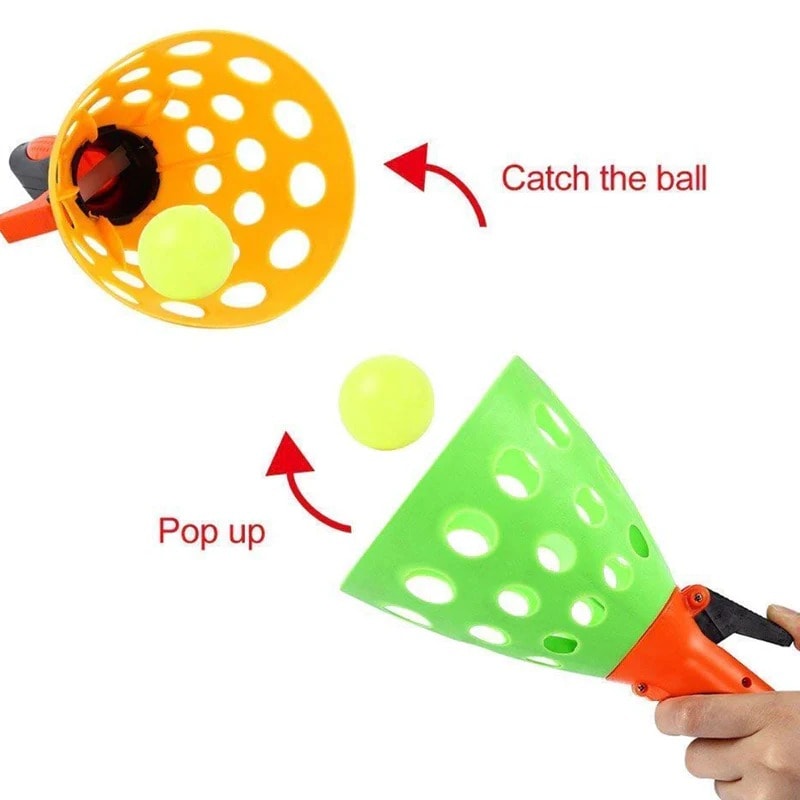 Active Fun Catch Game Launcher Set | Pop-Up Ball Catch Toy for Kids 6