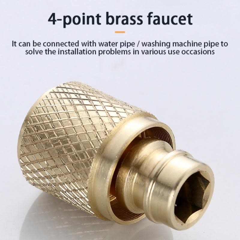 High Pressure Brass Garden Hose Spray Nozzle | Adjustable Water Spray Gun 10