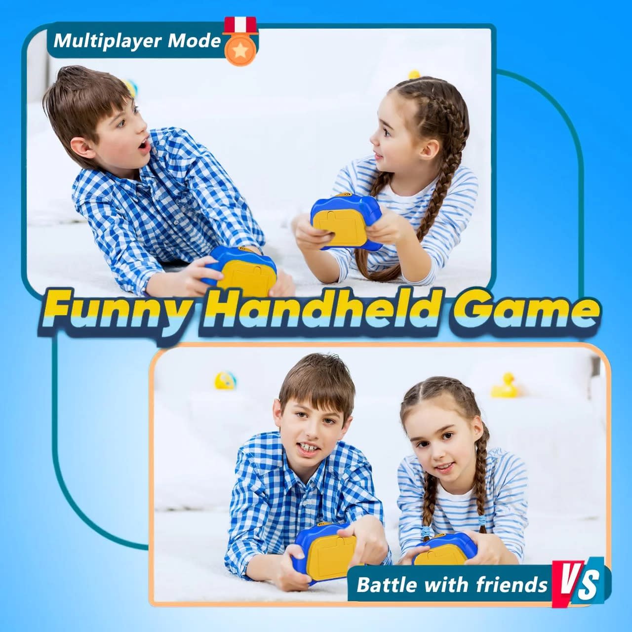 Quick Push Pop Game Console | Interactive Light-Up Fidget Memory Game for Kids 2