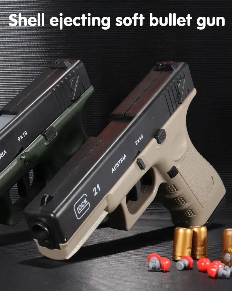 Toy Pistol with Soft Bullets & Magazine | Realistic Action Toy Gun for Kids 7