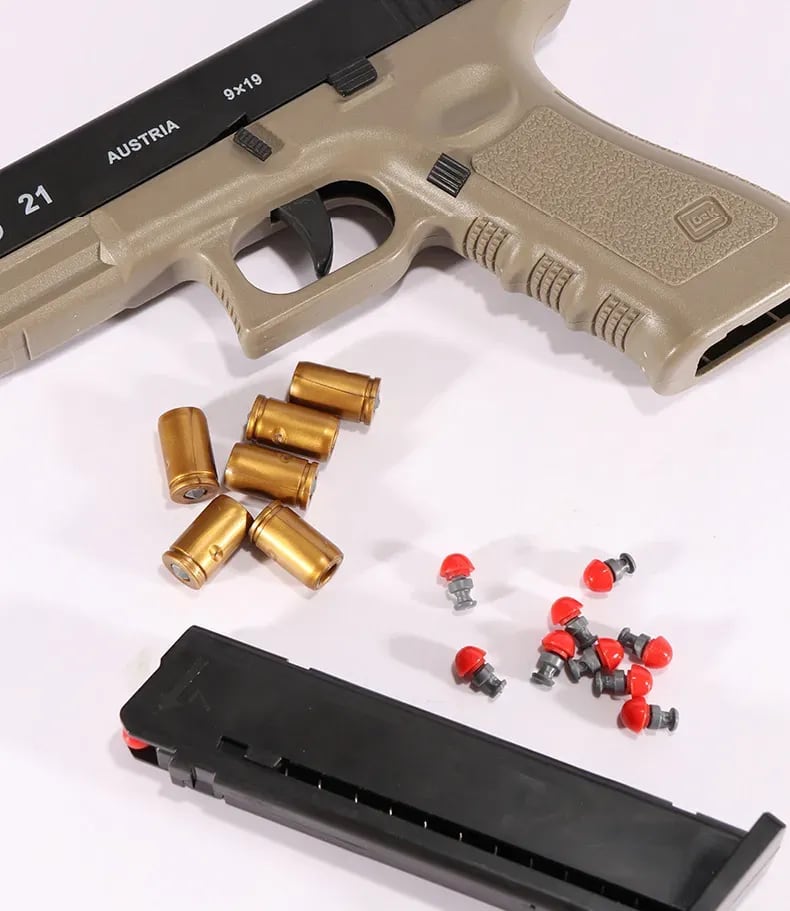 Toy Pistol with Soft Bullets & Magazine | Realistic Action Toy Gun for Kids 11