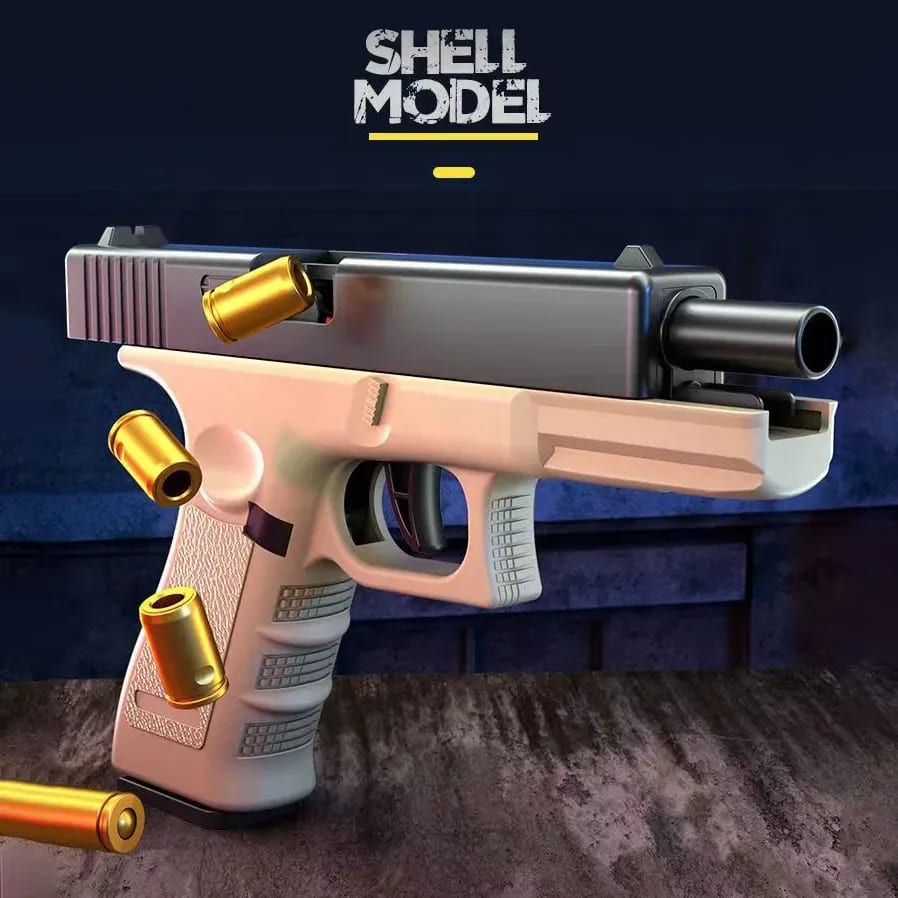 Toy Pistol with Soft Bullets & Magazine | Realistic Action Toy Gun for Kids 12