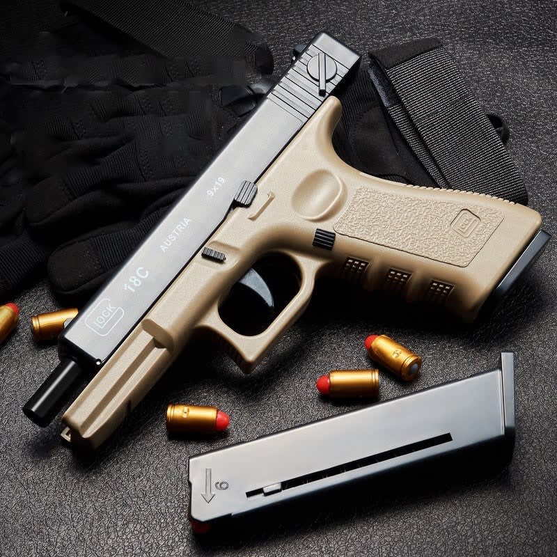 Toy Pistol with Soft Bullets & Magazine | Realistic Action Toy Gun for Kids 14