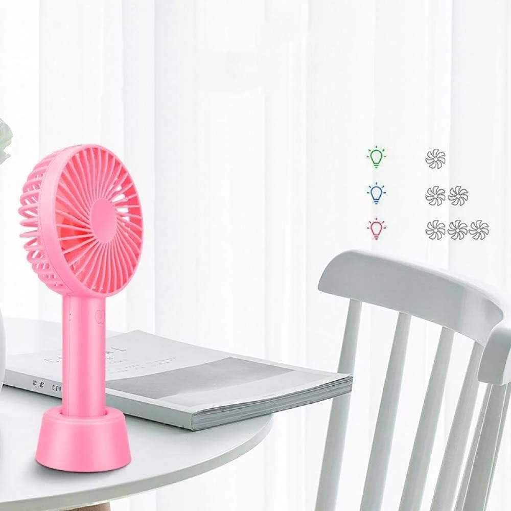 Portable USB Rechargeable Mini Handheld Fan | Quiet Personal Cooling Fan with Stand 6
