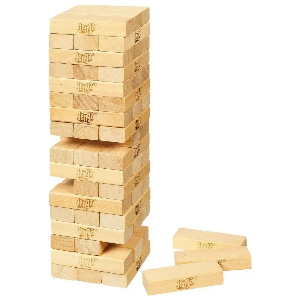 Classic Wooden Tower Stacking Game | Tumbling Block Balance Game for Kids & Family 2
