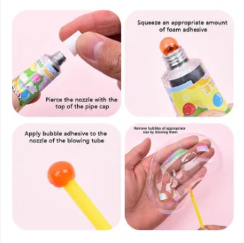 Magic Inflatable Bubble Ball – Reusable Blow-Up Bubble Balloon Toy for Kids 4