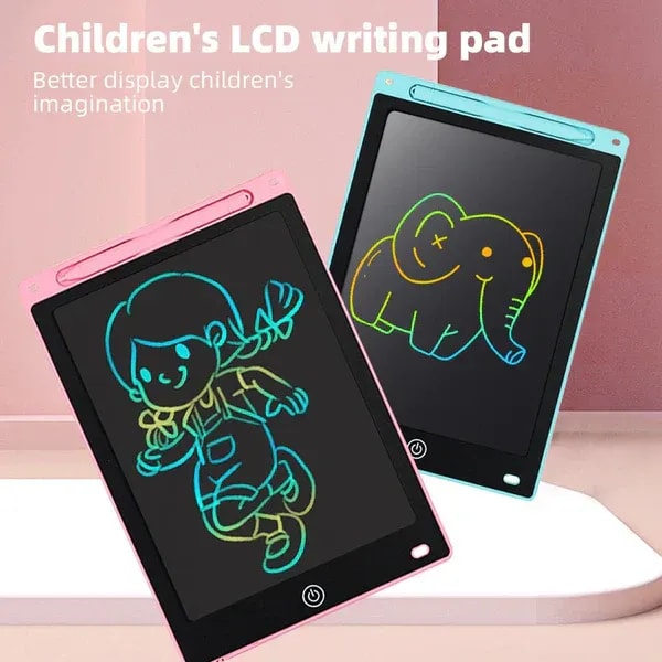 LCD Writing Tablet for Kids – Reusable Digital Drawing & Doodle Board with Stylus alternate view