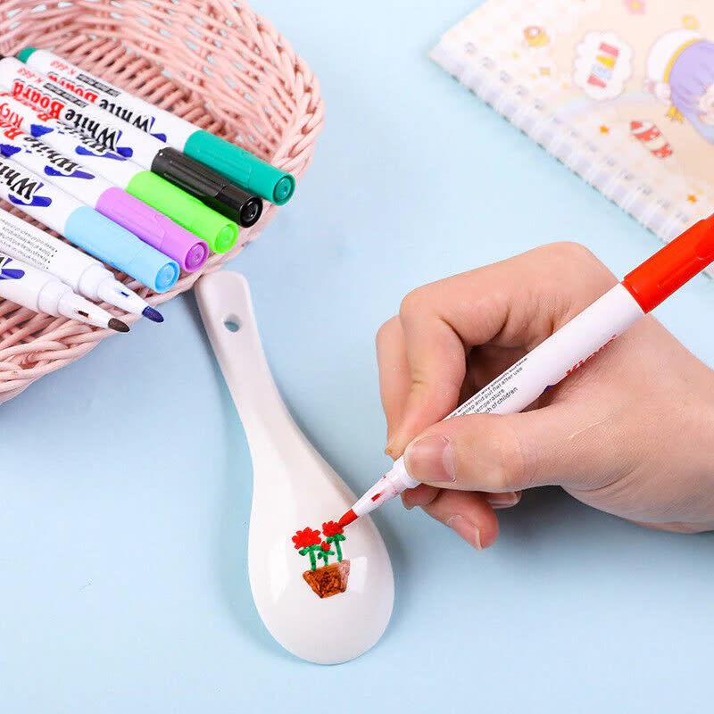 Magic Floating Water Drawing Pen Set – Reusable DIY Water Painting Marker Kit for Kids 4