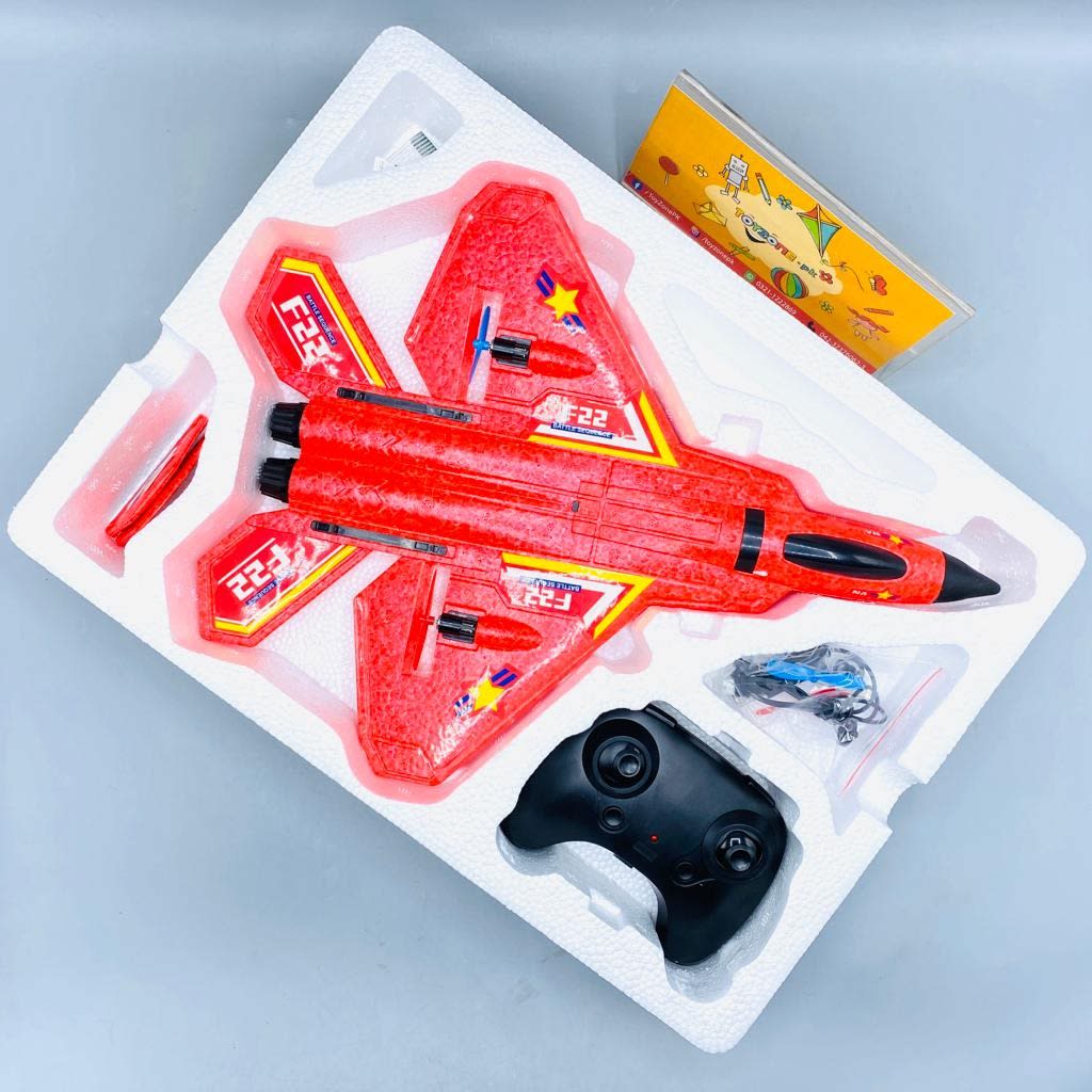 SU-35 RC Fighter Jet Airplane – 2.4GHz Remote Control Foam Aircraft with LED Lights & USB Charging