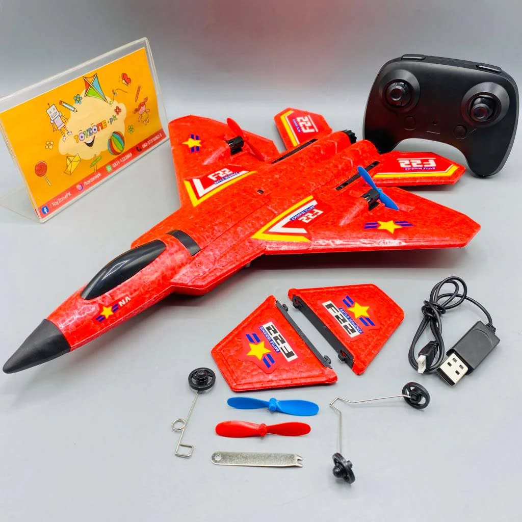 SU-35 RC Fighter Jet Airplane – 2.4GHz Remote Control Foam Aircraft with LED Lights & USB Charging 3