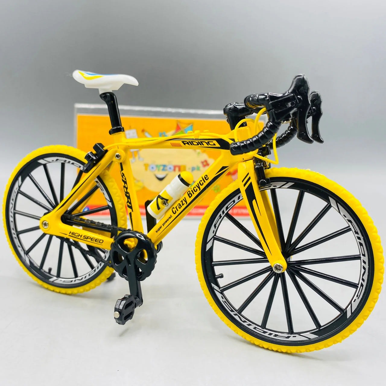 Mini Alloy Road Racing Bicycle Model – Die-Cast Collectible Bicycle Toy with Rotating Wheels | Desktop Display & Gift 4