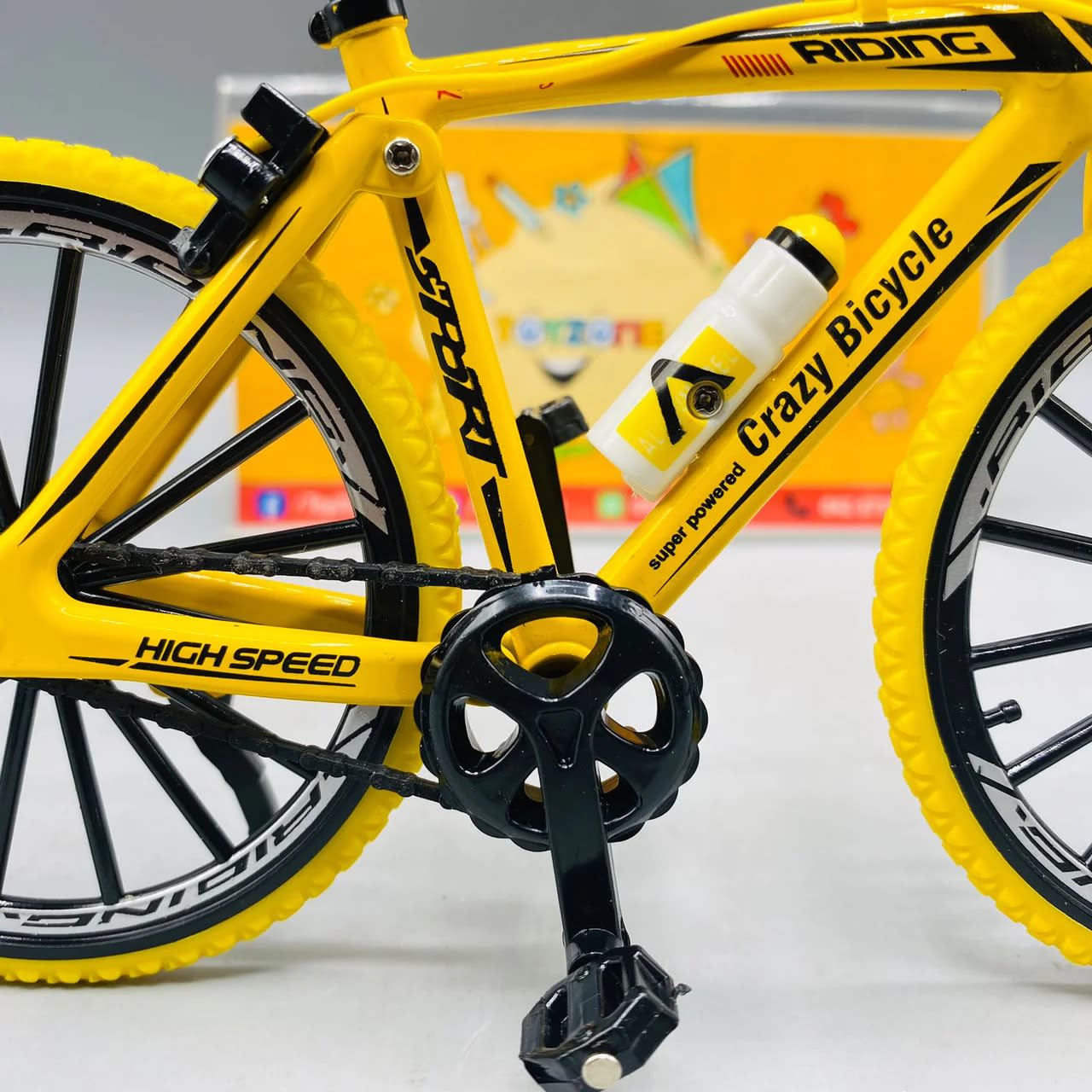 Mini Alloy Road Racing Bicycle Model – Die-Cast Collectible Bicycle Toy with Rotating Wheels | Desktop Display & Gift 5