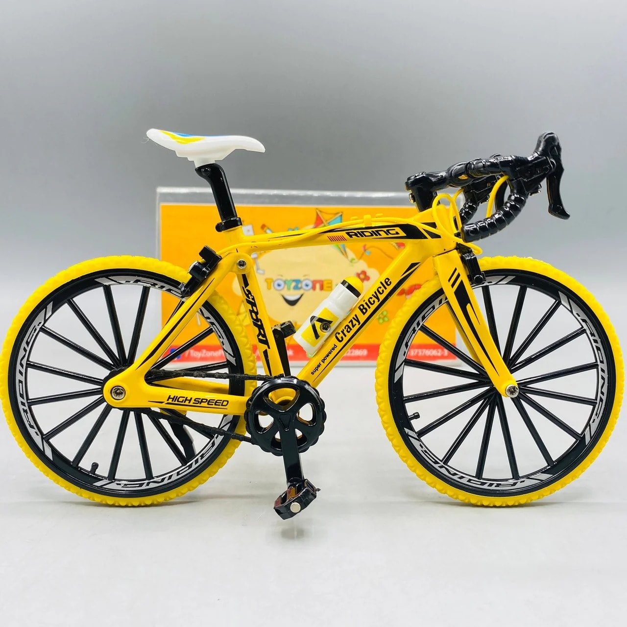 Mini Alloy Road Racing Bicycle Model – Die-Cast Collectible Bicycle Toy with Rotating Wheels | Desktop Display & Gift 6