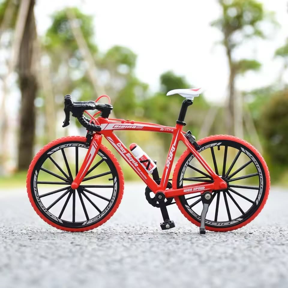Mini Alloy Road Racing Bicycle Model – Die-Cast Collectible Bicycle Toy with Rotating Wheels | Desktop Display & Gift 9