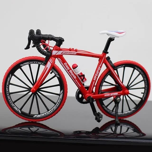 Mini Alloy Road Racing Bicycle Model – Die-Cast Collectible Bicycle Toy with Rotating Wheels | Desktop Display & Gift 15