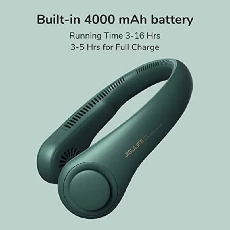 Portable Rechargeable Neck Fan – Hands-Free 360° Cooling Fan | USB Rechargeable Personal Air Cooler 2