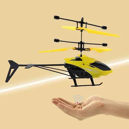 2-in-1 RC Induction Flying Helicopter – USB Rechargeable Infrared Sensor Helicopter with Remote Control alternate view