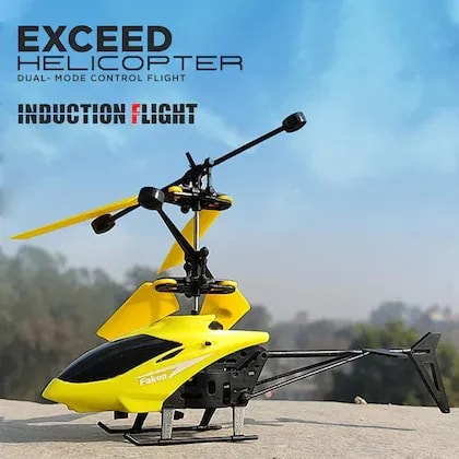 2-in-1 RC Induction Flying Helicopter – USB Rechargeable Infrared Sensor Helicopter with Remote Control 6