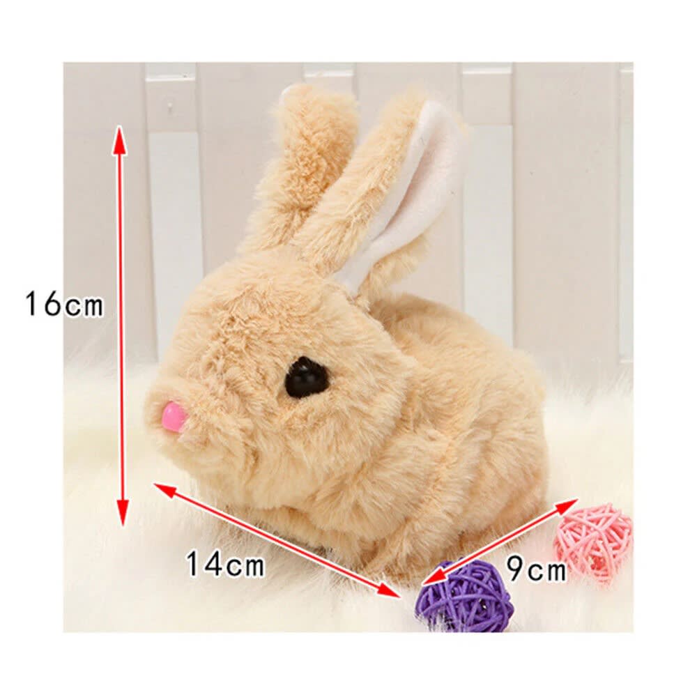 Cute Walking Bunny Rabbit Plush Toy – Soft Electric Hopping Bunny with Sound | Interactive Kids Toy 3