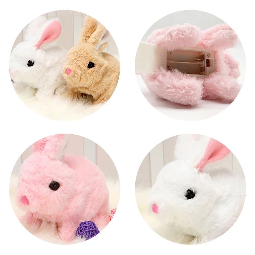 Cute Walking Bunny Rabbit Plush Toy – Soft Electric Hopping Bunny with Sound | Interactive Kids Toy 6