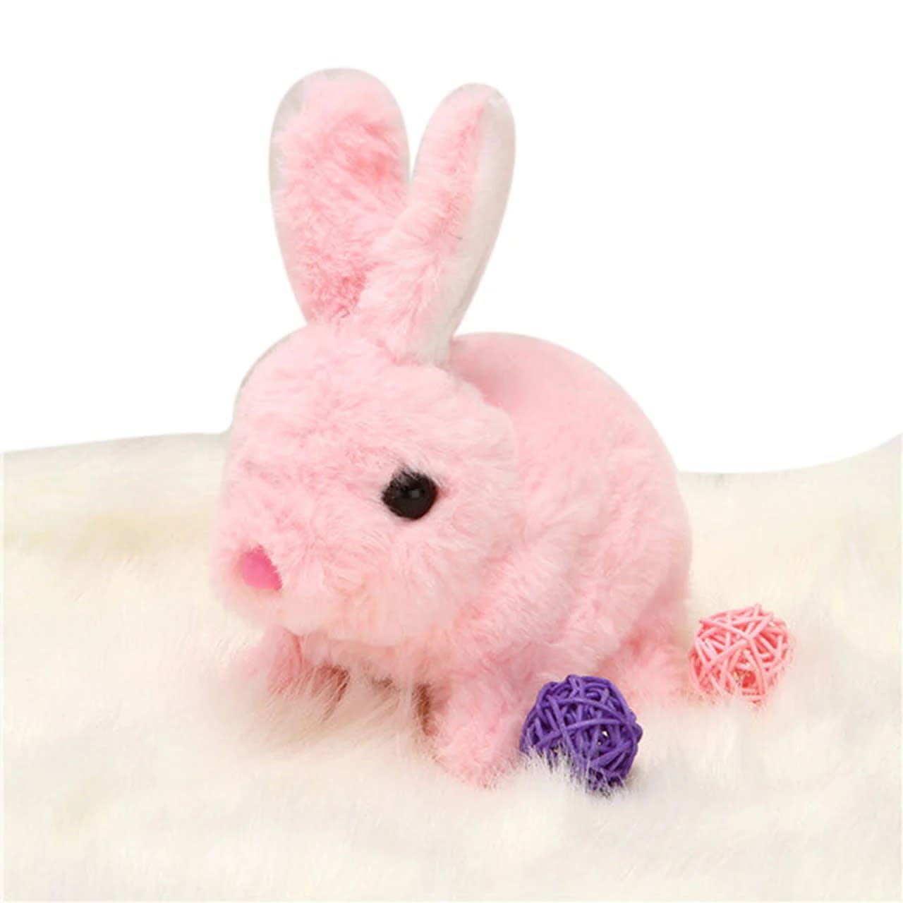 Cute Walking Bunny Rabbit Plush Toy – Soft Electric Hopping Bunny with Sound | Interactive Kids Toy 9