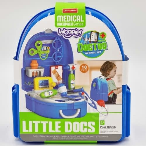 Kids Doctor Medical Backpack Play Set – 18 PCS Pretend Doctor Kit with Carry Backpack | Educational Role Play Toy