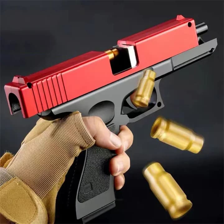 Shell Ejecting Soft Bullet Toy Pistol – Foam Dart Blaster with Magazine & Ejecting Shells | Action Toy 5
