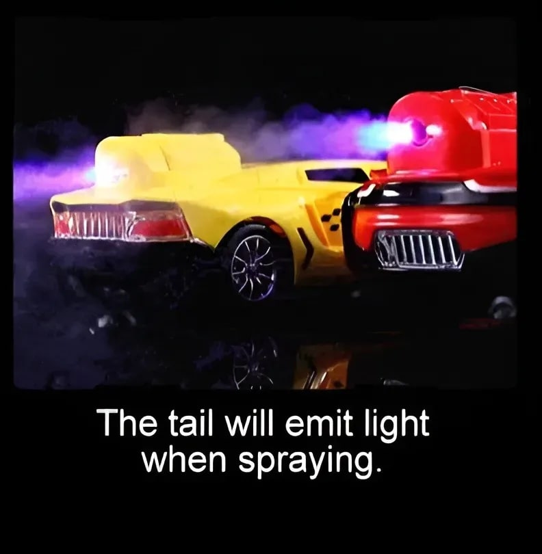 1:22 Scale 2.4G Remote Control Spray Racing Car – LED Drift RC Sports Car | USB Rechargeable | PapaToys 2