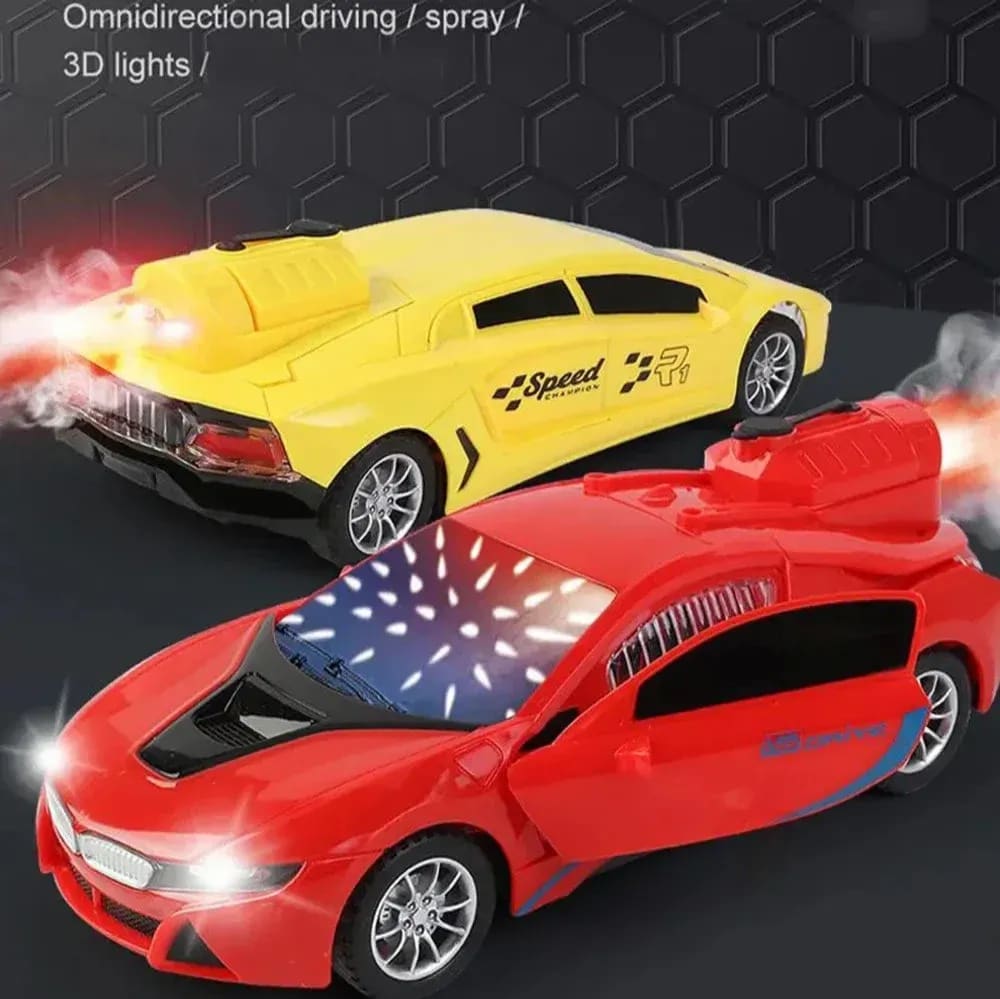 1:22 Scale 2.4G Remote Control Spray Racing Car – LED Drift RC Sports Car | USB Rechargeable | PapaToys 4
