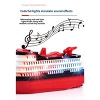 Spray Luxury Cruise Ship Toy Boat with Lights & Sound – Electric Water Mist Ship for Kids | PapaToys alternate view