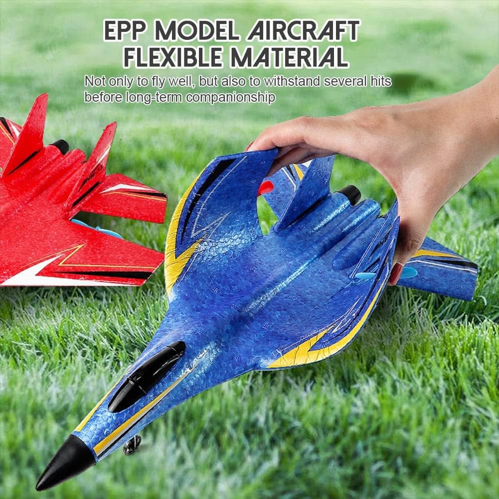 HW-33 / SU-35 RC Fixed Wing Airplane Glider – 2.4GHz Remote Control Aircraft with LED Lights | USB Rechargeable | PapaToys 4