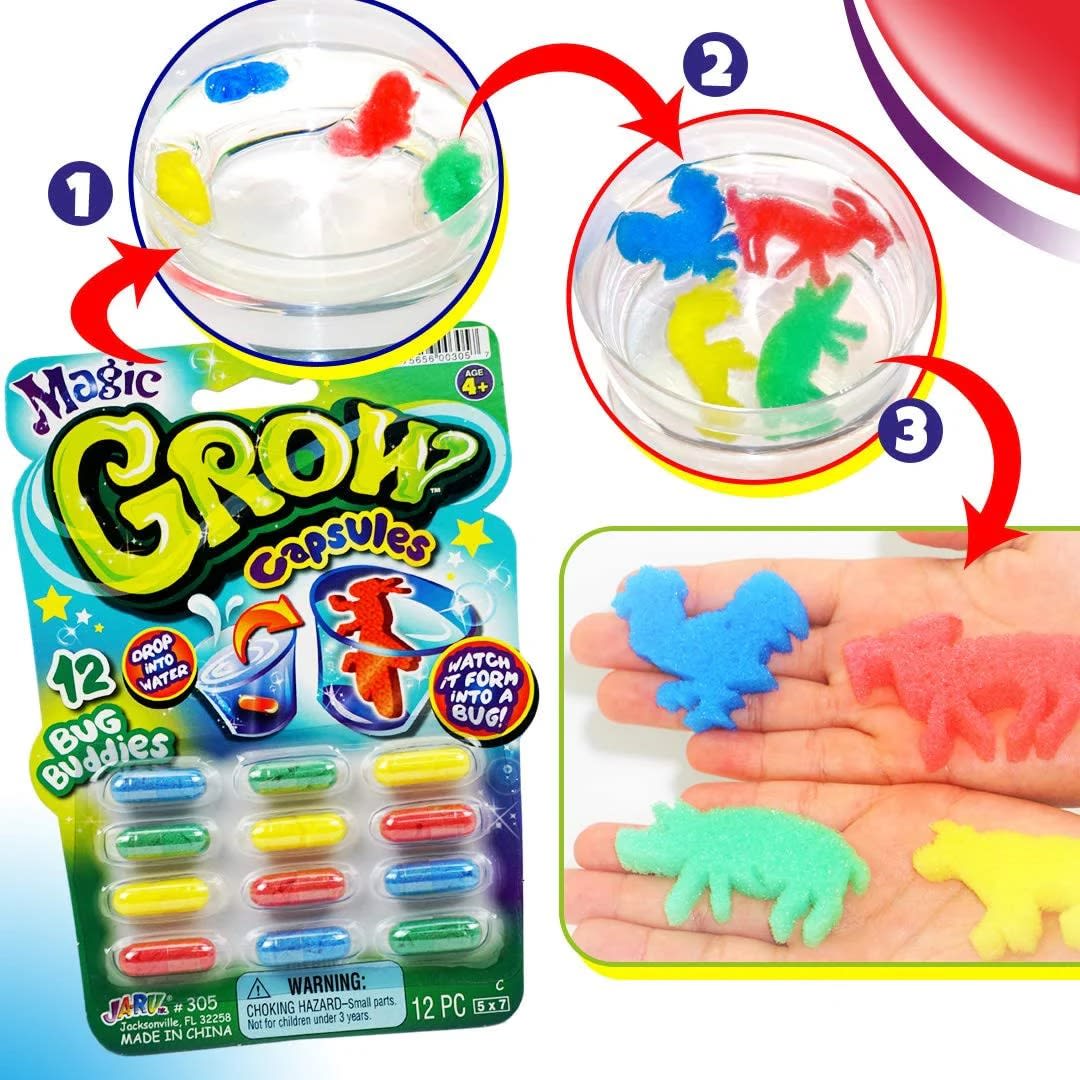 Pack of 2 Magic Growing Animal Capsules – Water Expand Dinosaur & Sea Animal Toys for Kids | PapaToys 4