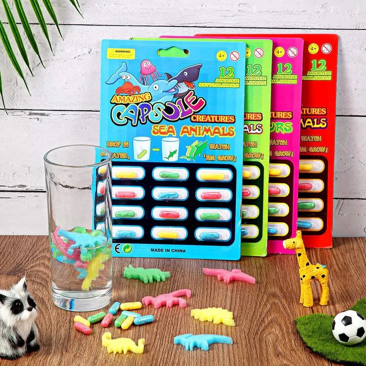Pack of 2 Magic Growing Animal Capsules – Water Expand Dinosaur & Sea Animal Toys for Kids | PapaToys 9