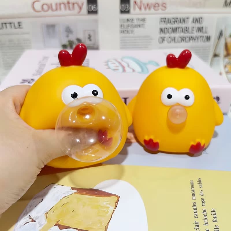 Squeeze Pop Chicken Toy – Funny Stress Relief Fidget Squeeze Toy for Kids & Adults | PapaToys 16