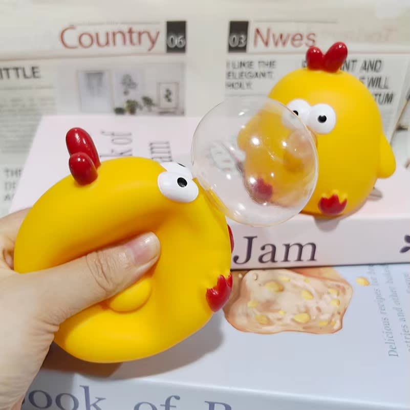 Squeeze Pop Chicken Toy – Funny Stress Relief Fidget Squeeze Toy for Kids & Adults | PapaToys 17